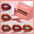 Matte and Moist Lipstick Make up  Long-lasting Waterproof 5 color lip glaze suit Private label